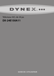 Dynex DX-24E150A11 Guide De L'utilisateur