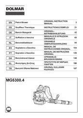 Dolmar MG5300 Instructions D'emploi