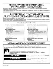 KitchenAid YKHMS1850SWH0 Instructions D'installation