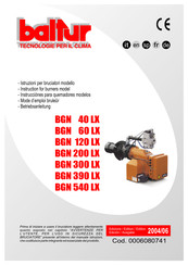 baltur BGN 540 LX Mode D'emploi