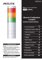 PATLITE LR6-ILWMNW Manuel D'utilisation