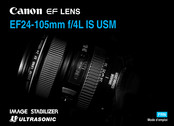 Canon EF17-40 mm f/4L USM Mode D'emploi