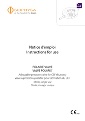 Sophysa POLARIS SPVB-SX Notice D'emploi