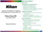 Nikon View DX Manuel De Référence