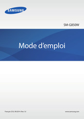 Samsung SM-G850W Mode D'emploi