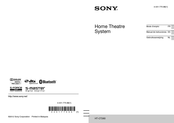 Sony HT-CT260 Mode D'emploi
