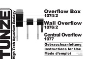 Tunze Overflow Box 1074/2 Mode D'emploi