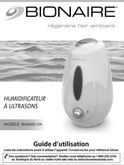 Bionaire BU6000-CN Guide D'utilisation