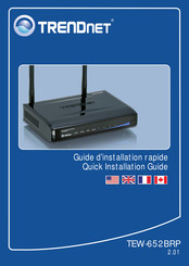 Trendnet TEW-652BRP Guide D'installation Rapide