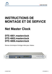 Mobatime DTS 4806.masterclock Instructions De Montage Et De Service