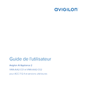 Avigilon VMA-AIA2-CG1 Guide De L'utilisateur