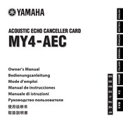 Yamaha MY4-AEC Mode D'emploi