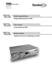 HumanTechnik Sarabec LA-240 Mode D'emploi