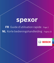 Bosch spexor Guide D'utilisation Rapide