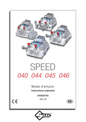 Silca SPEED 044 Mode D'emploi