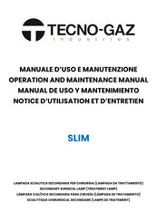 Tecno-gaz SLIM Notice D'utilisation Et D'entretien