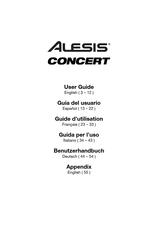 Alesis Concert Manuel D'utilisation
