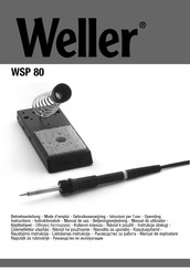 Weller WSP 80 Mode D'emploi