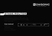 Nowsonic Stage Router Mode D'emploi