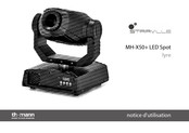 thomann Stairville MH-X50+ LED Spot Notice D'utilisation