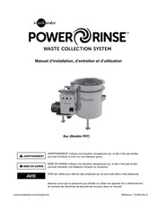 InSinkErator POWER RINSE PRT-4 Manuel D'installation, D'entretien Et D'utilisation