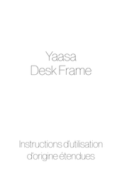 Yaasa Desk Frame Instructions D'utilisation