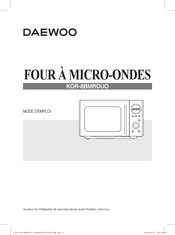Daewoo KOR-8BMRDUO Mode D'emploi