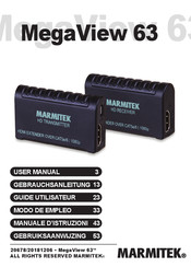 Marmitek MegaView 63 Guide Utilisateur