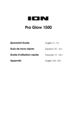 ION Pro Glow 1500 Guide D'utilisation Rapide