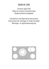 AEG 96901K-MN Instructions De Montage Et Mode D'emploi