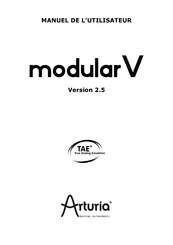Arturia Modular V Guide De L'utilisateur