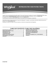 Whirlpool WRF550CDHZ Instructions D'utilisation
