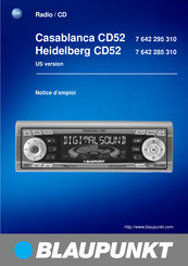 Blaupunkt Heidelberg CD52 Notice D'emploi