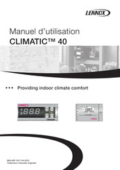Lennox CLIMATIC 40 Série Manuel D'utilisation