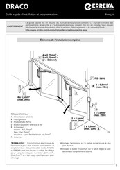 Erreka DRACO Guide Rapide D'installation Et Programmation