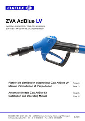 Elaflex ZVA AdBlue LV Manuel D'installation Et D'exploitation