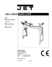 Jet Tools JWL-1440VS Mode D'emploi