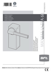 Bft MAXIMA ULTRA 68 Instructions D'utilisation Et D'installation