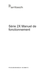 UTC Fire & Security 2X Série Manuel De Fonctionnement