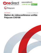 Polycom CX5100 Guide D'utilisation