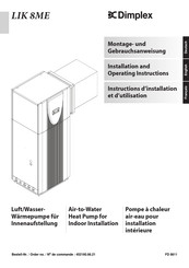 Dimplex 452160.66.21 Instructions D'installation Et D'utilisation