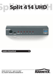 Marmitek Split 414 UHD Guide Utilisateur