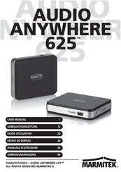 Marmitek AUDIO ANYWHERE 625 Guide Utilisateur