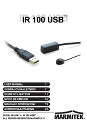 Marmitek IR 100 USB Guide Utilisateur