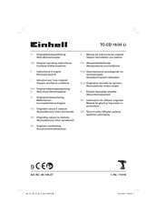 Einhell TC-CD 18/35 Li Instructions D'origine