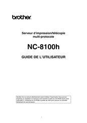 Brother NC-8100h Guide De L'utilisateur
