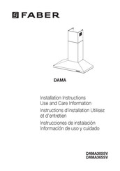 Faber DAMA30SSV Instructions D'utilisation