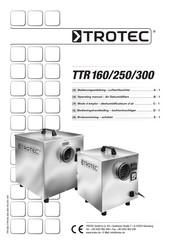 Trotec TTR 300 Mode D'emploi