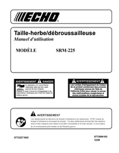 Echo SRM-225 Manuel D'utilisation