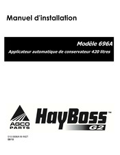 Harvest TEC AGRO PARTS HAYBOSS G2 696A-M Manuel D'installation